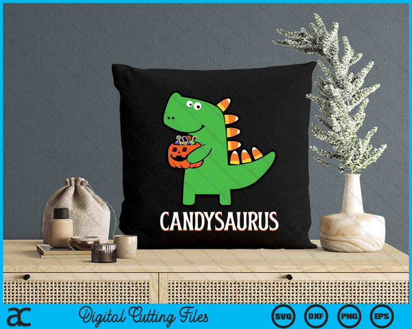 T-Rex Candysaurus Candy Corn Dinosaur Halloween SVG PNG Digital Cutting Files