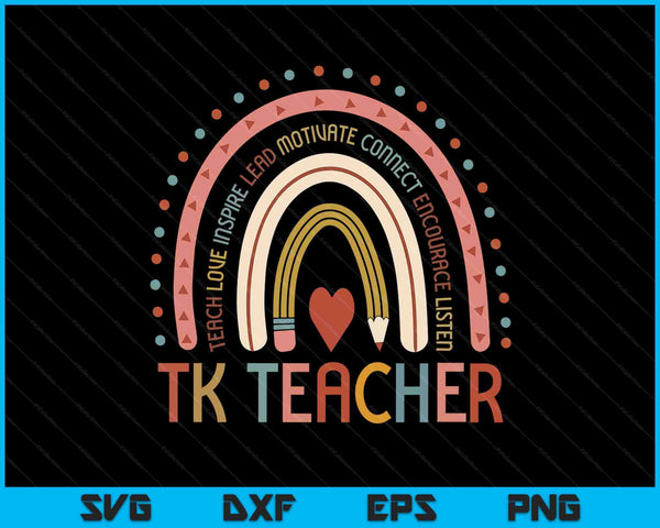 Tk teacher back to school teacher SVG cut file