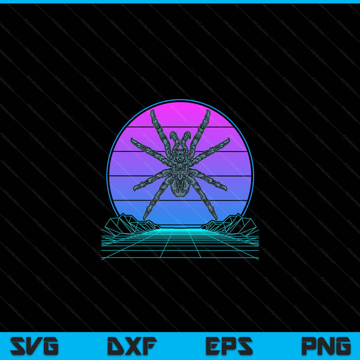 Tarantula pastel Goth vaporwave SVG cut file