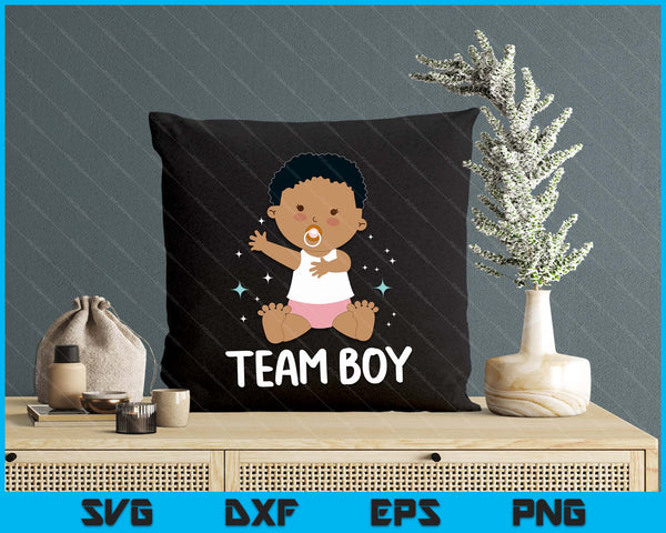 Team Boy Baby Announcement Gender Reveal Party SVG PNG Digital Printable Files