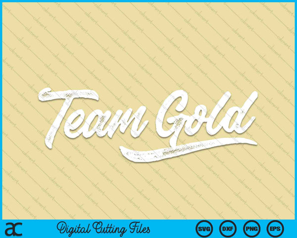 Team Gold Sleepaway War Summer SVG PNG Cutting Printable Files