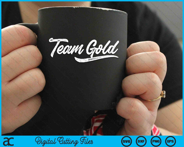 Team Gold Sleepaway War Summer SVG PNG Cutting Printable Files