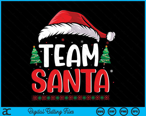 Team Santa Family Tradition Christmas SVG PNG Digital Cutting Files