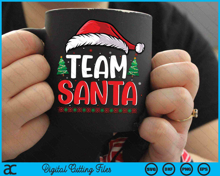 Team Santa Family Tradition Christmas SVG PNG Digital Cutting Files