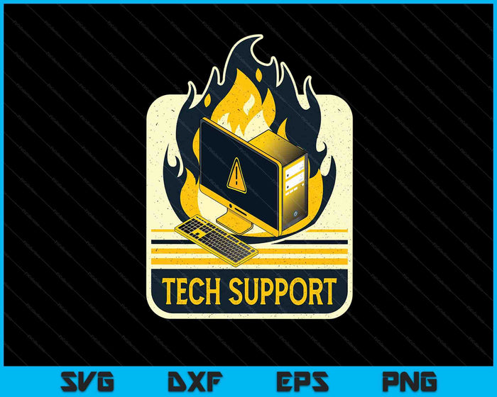 Tech Support I Tech Engineer I Computer It Guy SVG PNG Digital Printable Files