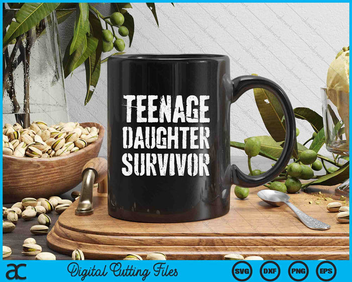 Teenage Daughter Survivor Fathers Day SVG PNG Digital Printable Files