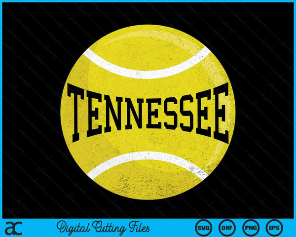 Tennessee Tennis Fan SVG PNG Digital Cutting Files