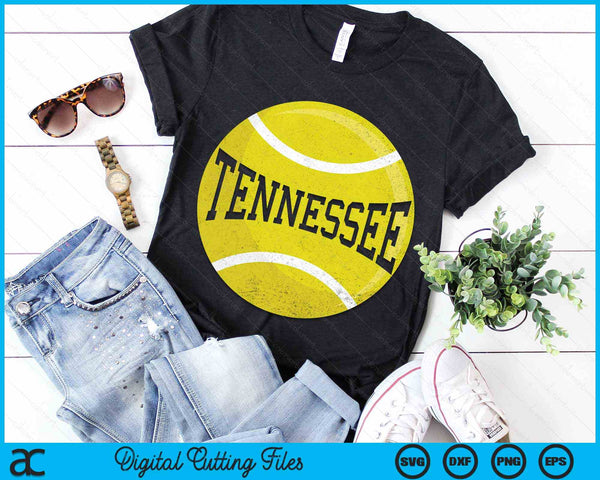 Tennessee Tennis Fan SVG PNG Digital Cutting Files