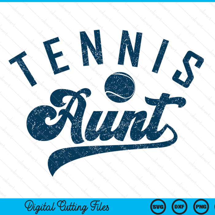 Tennis aunt SVG cut file