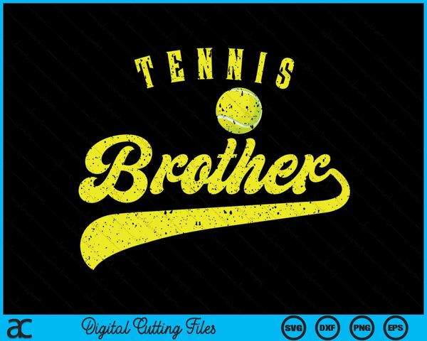 Tennis Brother SVG PNG Digital Cutting File