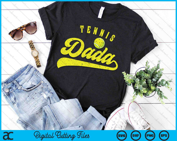 Tennis Dada SVG PNG Digital Cutting File - on a t-shirt