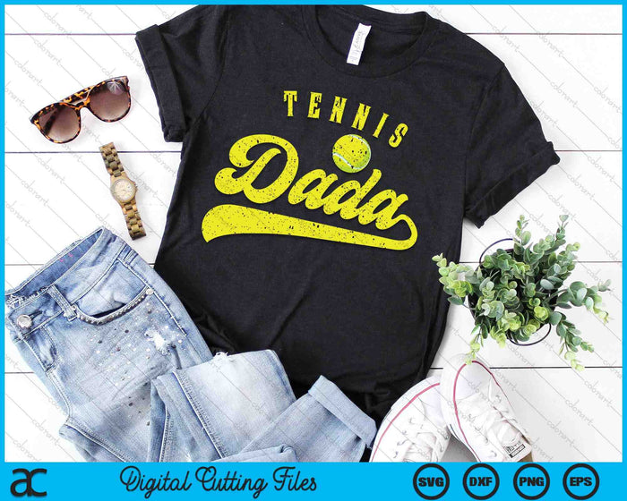 Tennis Dada SVG PNG Digital Cutting File
