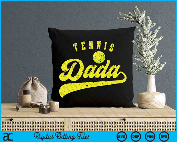 Tennis Dada SVG PNG Digital Cutting File