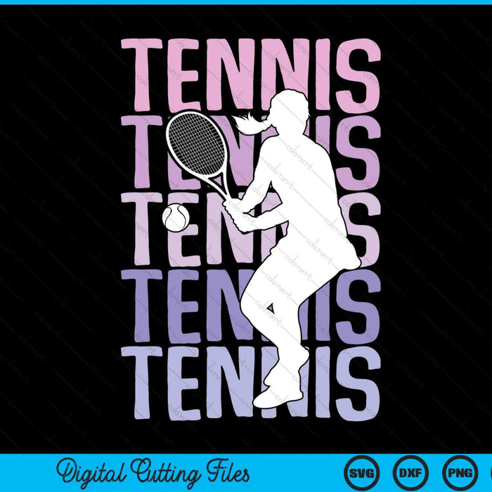 Tennis Girls Women Kids Youth Girl SVG PNG Digital Printable Files