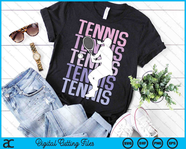 Tennis Girls Women Kids Youth Girl SVG PNG Digital Printable Files