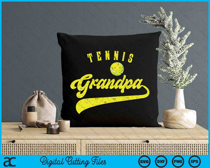 Tennis Grandpa SVG PNG Digital Cutting File