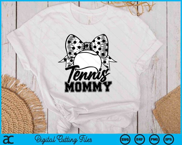 Tennis Mommy Game Day Mother's Day SVG PNG Digital Printable Files