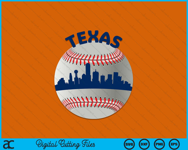 Texas Baseball Team Fans of Space City SVG PNG Cutting Printable Files