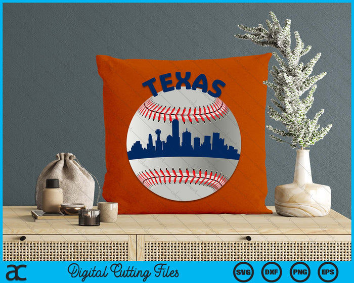 Texas Baseball Team Fans of Space City SVG PNG Cutting Printable Files