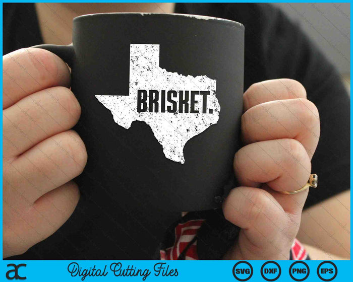 Texas Brisket Lindo BBQ Brisket SVG PNG Archivos de corte digital