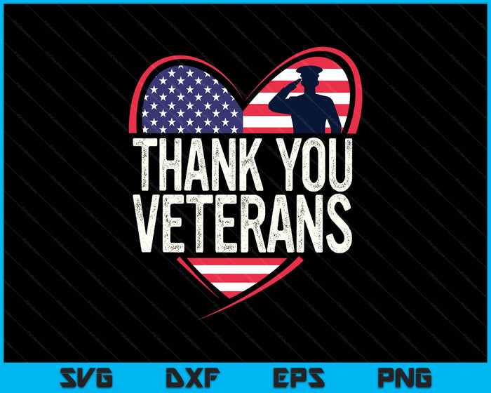 Thank You Veterans Day Memorial Day Partiotic Military Usa SVG PNG Digital Printable Files