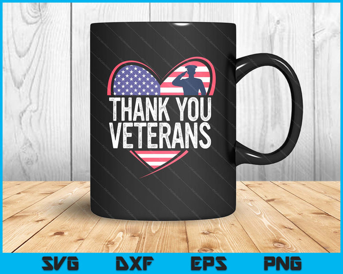 Thank You Veterans Day Memorial Day Partiotic Military Usa SVG PNG Digital Printable Files
