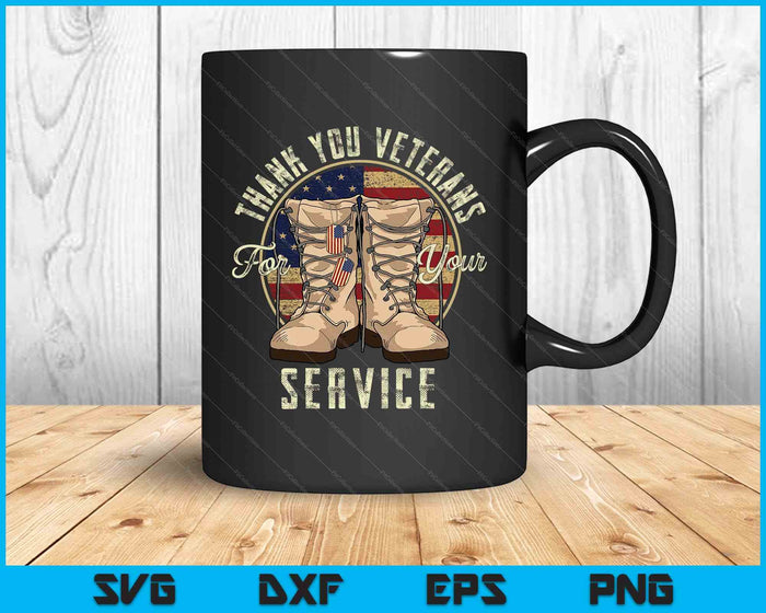 Thank You Veterans For Your Service Veterans Day SVG PNG Digital Printable Files