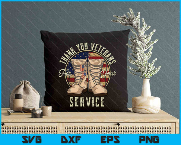 Thank You Veterans For Your Service Veterans Day SVG PNG Digital Printable Files