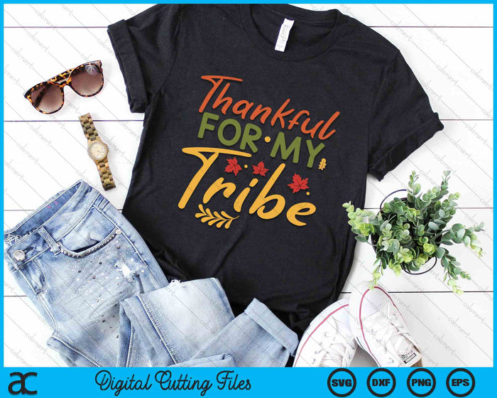 Thankful For My Tribe Thanksgiving Halloween Costume SVG PNG Digital Cutting File