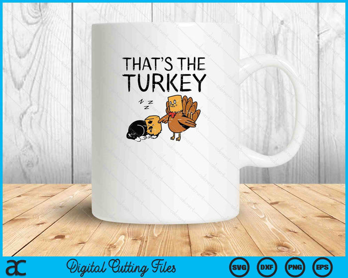 Thanksgiving Fake Cat That's Turkey Fall SVG PNG Digital Printable Files