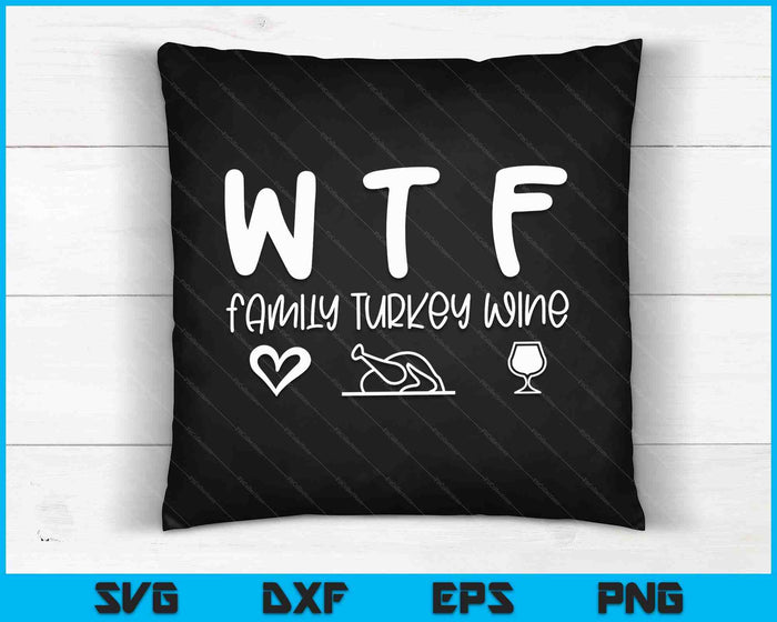 Thanksgiving Family Drinking  Love Shirt SVG PNG Digital Cutting Files