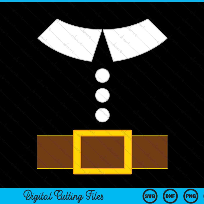 Thanksgiving pilgrim costume turkey day SVG cut file