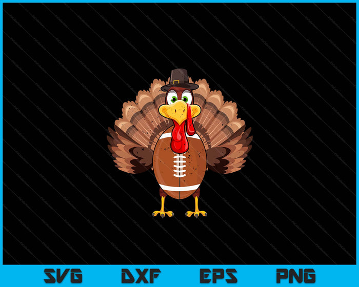 Thanksgiving Turkey American Football SVG PNG Digital Printable Files