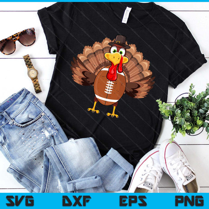 Thanksgiving Turkey American Football SVG PNG Digital Printable Files