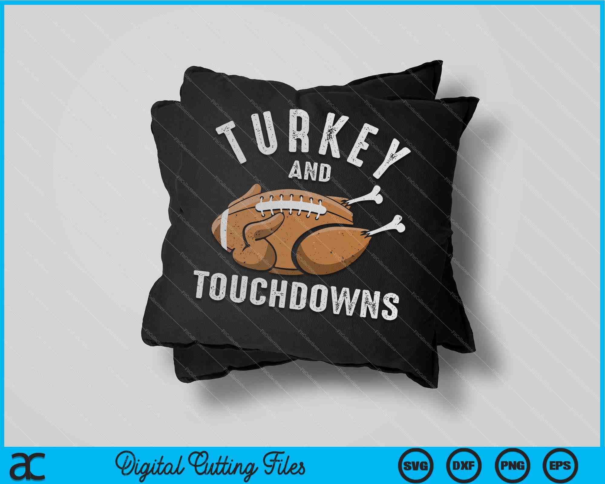 Thanksgiving Football Turkey Dallas Cowboys NFL Svg, Footbal