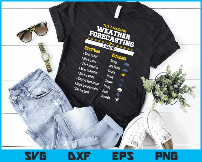 The Amazing Funny Meteorology Meteorologist Weather Forecast SVG PNG Digital Cutting Files