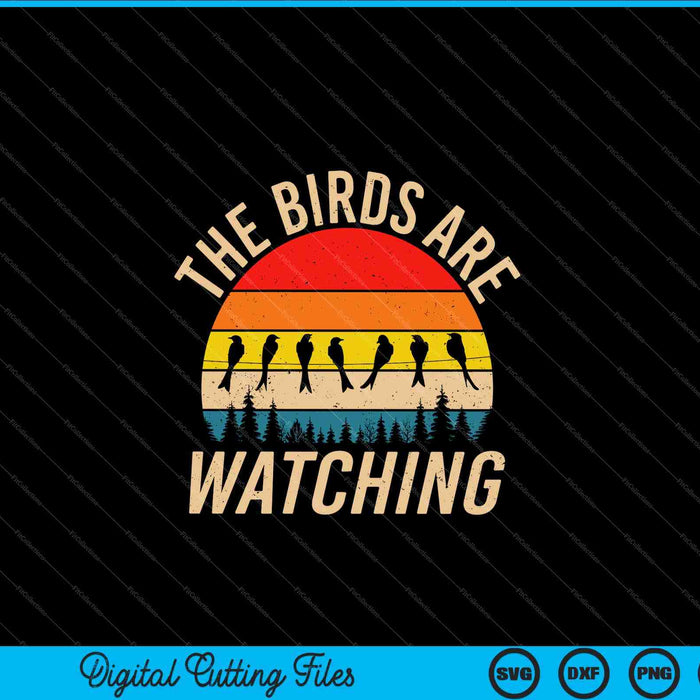 Los pájaros están mirando Wake Up America Birds SVG PNG Archivos de corte digital