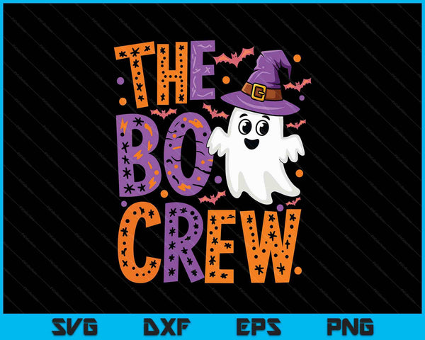 The Boo Crew Halloween Costume SVG PNG Digital Printable Files