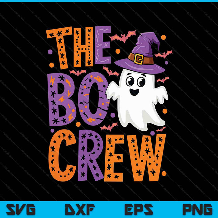 The Boo Crew Halloween Costume SVG PNG Digital Printable Files