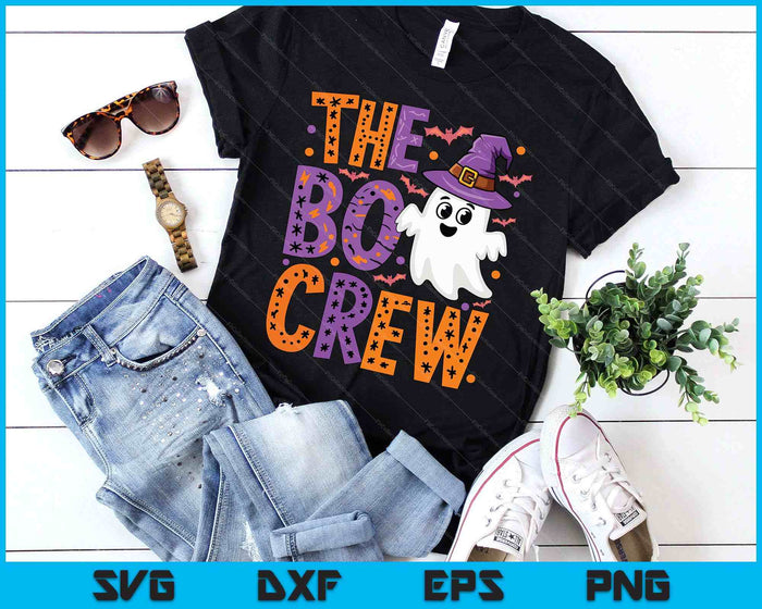 The Boo Crew Halloween Costume SVG PNG Digital Printable Files