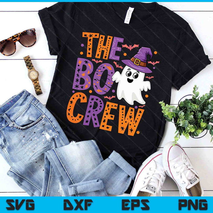 The Boo Crew Halloween Costume SVG PNG Digital Printable Files
