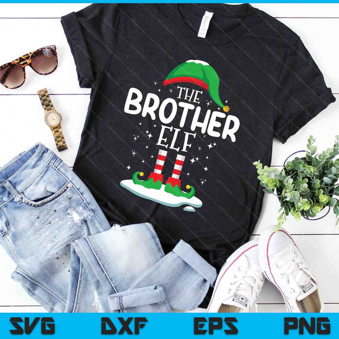 De Brother Elf Christmas Family Matching Outfit Xmas Group SVG PNG digitale snijbestanden