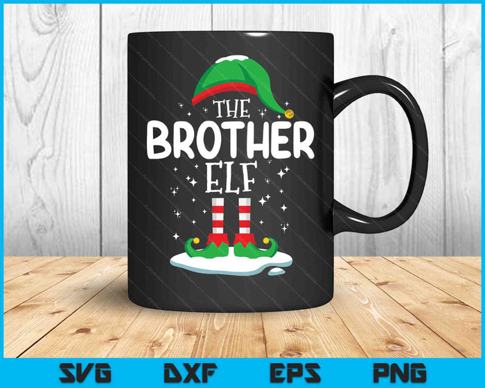 The Brother Elf Christmas Family Matching Outfit Xmas Group SVG PNG Digital Cutting Files
