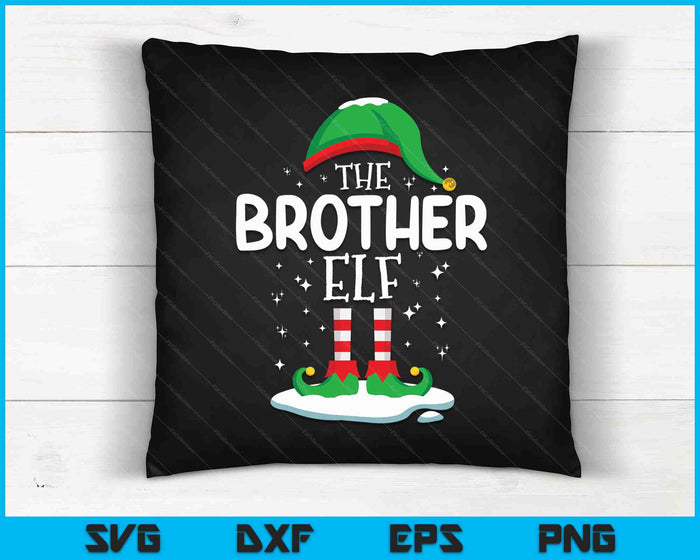 De Brother Elf Christmas Family Matching Outfit Xmas Group SVG PNG digitale snijbestanden
