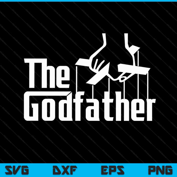 The Godfather Original White Title Logo SVG PNG Digital Cutting Files