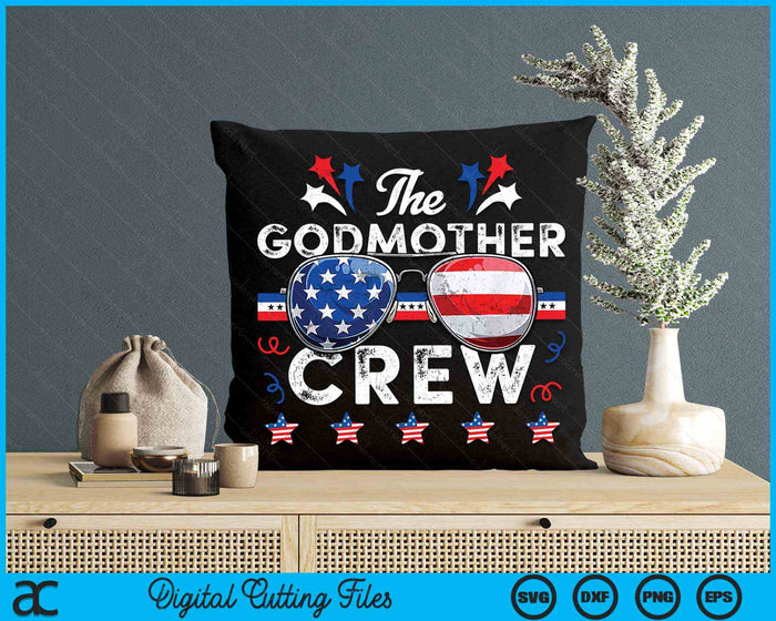 The Godmother Crew 4th Of July Patriotic American SVG PNG Digital Cutting Files