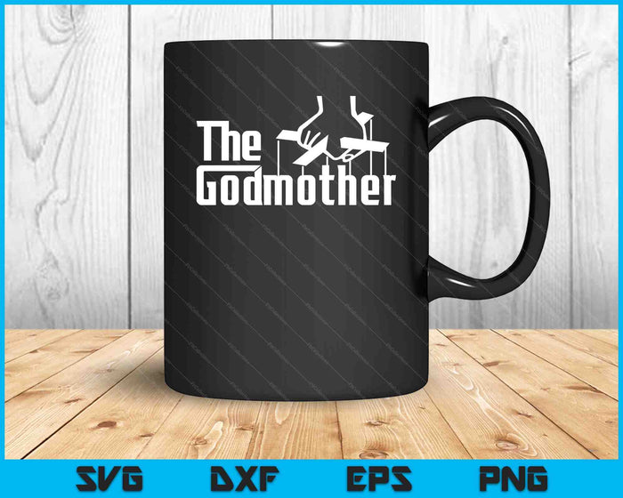 The Godmother Original White Title Logo SVG PNG Digital Cutting Files