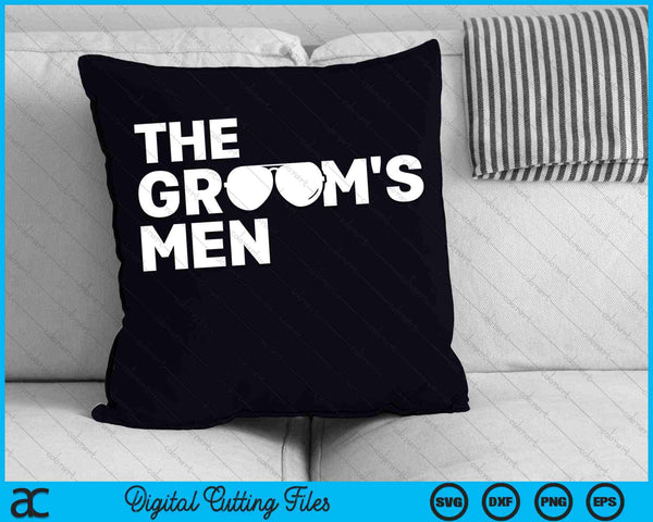 The Groom's Men Bachelor Supplies Party Wedding SVG PNG Digital Cutting Files