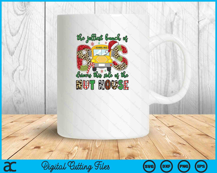 The Jolliest Bunch Of Bus Drivers Back To School SVG PNG Digital Printable Files