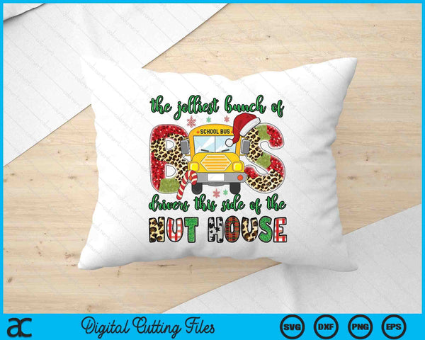 The Jolliest Bunch Of Bus Drivers Back To School SVG PNG Digital Printable Files